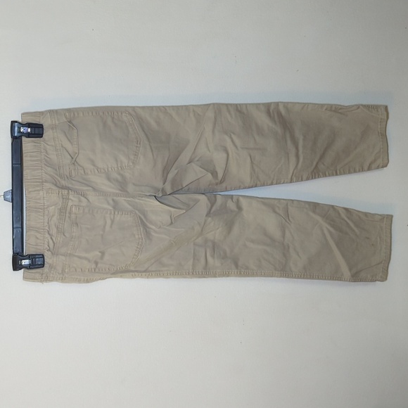 Cat & Jack Khaki Drawstring Chino Pants Boys Size 12 (27x23") - Picture 2 of 2